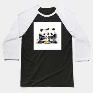 Panda Bear Study Baseball T-Shirt